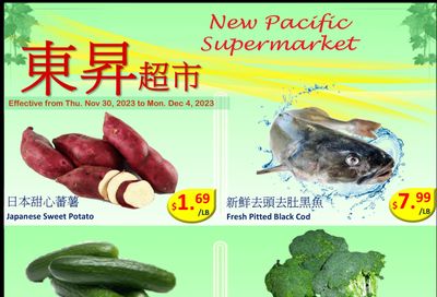 New Pacific Supermarket Flyer November 30 to December 4
