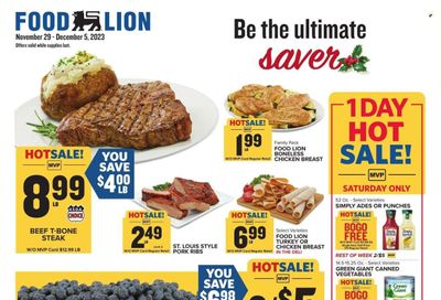 Food Lion (GA) Weekly Ad Flyer Specials November 29 to December 5, 2023