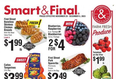 Smart & Final Weekly Ad Flyer Specials November 29 to December 5, 2023