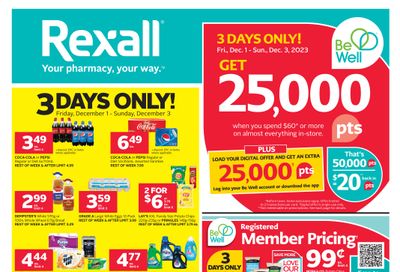 Rexall (AB) Flyer December 1 to 7