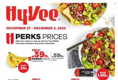 Hy-Vee (IA, IL, KS, MO) Weekly Ad Flyer Specials November 27 to December 3, 2023
