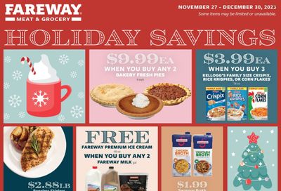 Fareway (IA) Weekly Ad Flyer Specials November 27 to December 30, 2023