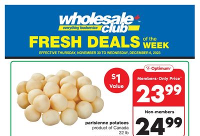 Wholesale Club (ON) Fresh Deals of the Week Flyer November 30 to December 6