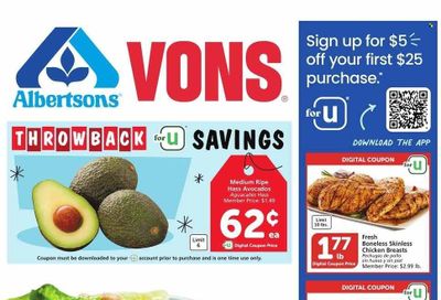 Vons (CA) Weekly Ad Flyer Specials November 29 to December 5, 2023