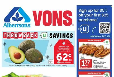 Vons (CA) Weekly Ad Flyer Specials November 29 to December 5, 2023