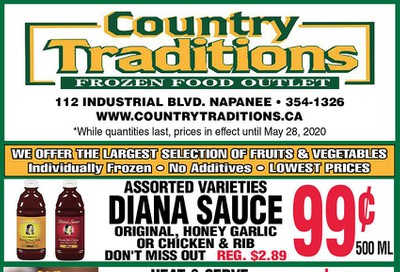 Country Traditions Flyer May 21 to 28