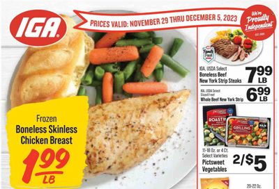 IGA (AL) Weekly Ad Flyer Specials November 29 to December 5, 2023