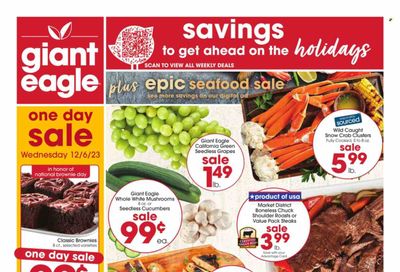 Giant Eagle (OH) Weekly Ad Flyer Specials November 30 to December 6, 2023