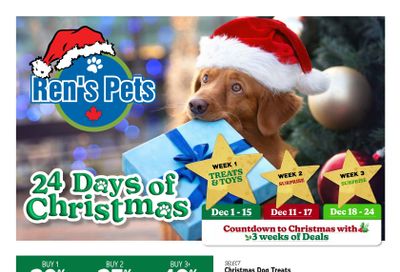 Ren's Pets Flyer December 1 to 15