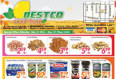 BestCo Food Mart (Etobicoke) Flyer December 1 to 7