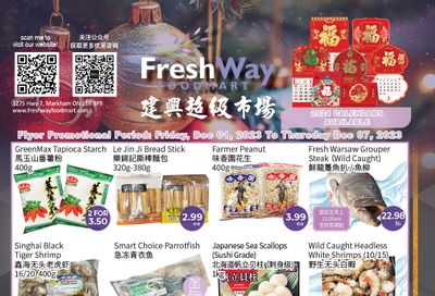 FreshWay Foodmart Flyer December 1 to 7