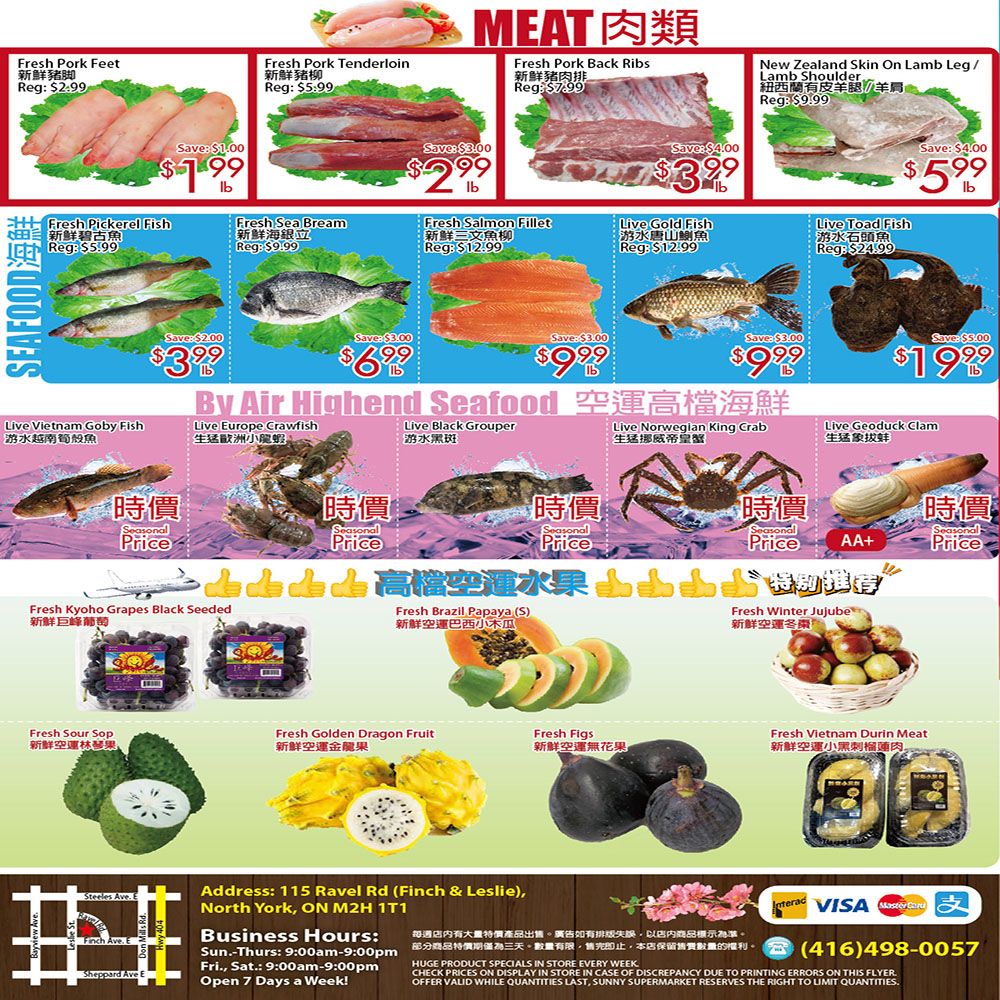 Sunny Supermarket (Leslie) Flyer December 1 to 7