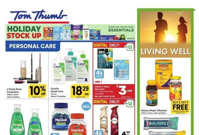 Tom Thumb (TX) Weekly Ad Flyer Specials November 29 to December 5, 2023