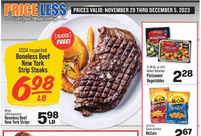 Price Less Foods Weekly Ad Flyer Specials November 29 to December 5, 2023