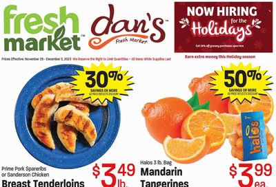Fresh Market (UT) Weekly Ad Flyer Specials November 29 to December 5, 2023