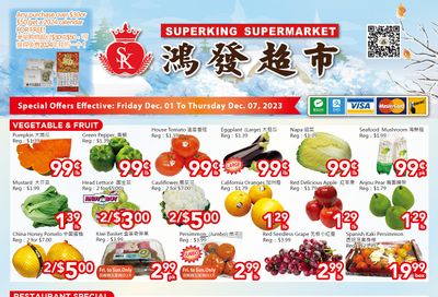 Superking Supermarket (North York) Flyer December 1 to 7