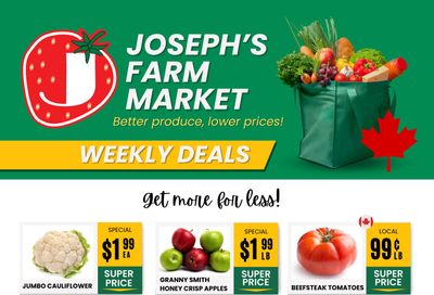 Joseph's Farm Market Flyer December 1 to 6