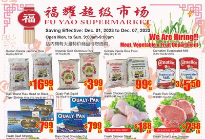Fu Yao Supermarket Flyer December 1 to 7