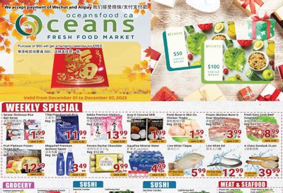 Oceans Fresh Food Market (Mississauga) Flyer December 1 to 7
