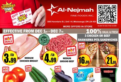 Alnejmah Fine Foods Inc. Flyer December 1 to 7