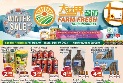 Farm Fresh Supermarket Flyer December 1 to 7