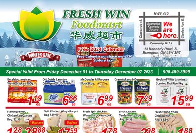 Fresh Win Foodmart Flyer December 1 to 7