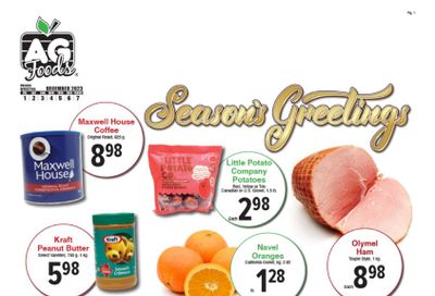 AG Foods Flyer December 1 to 7