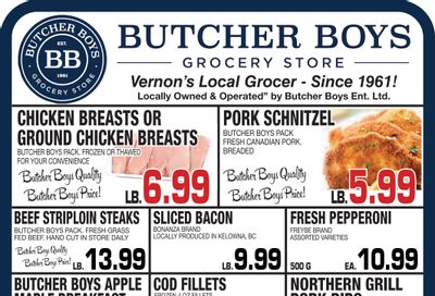 Butcher Boys Grocery Store Flyer November 29 to December 7
