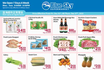 Blue Sky Supermarket (North York) Flyer December 1 to 7