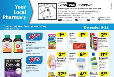 Drug Town Pharmacy Flyer December 8 to 22