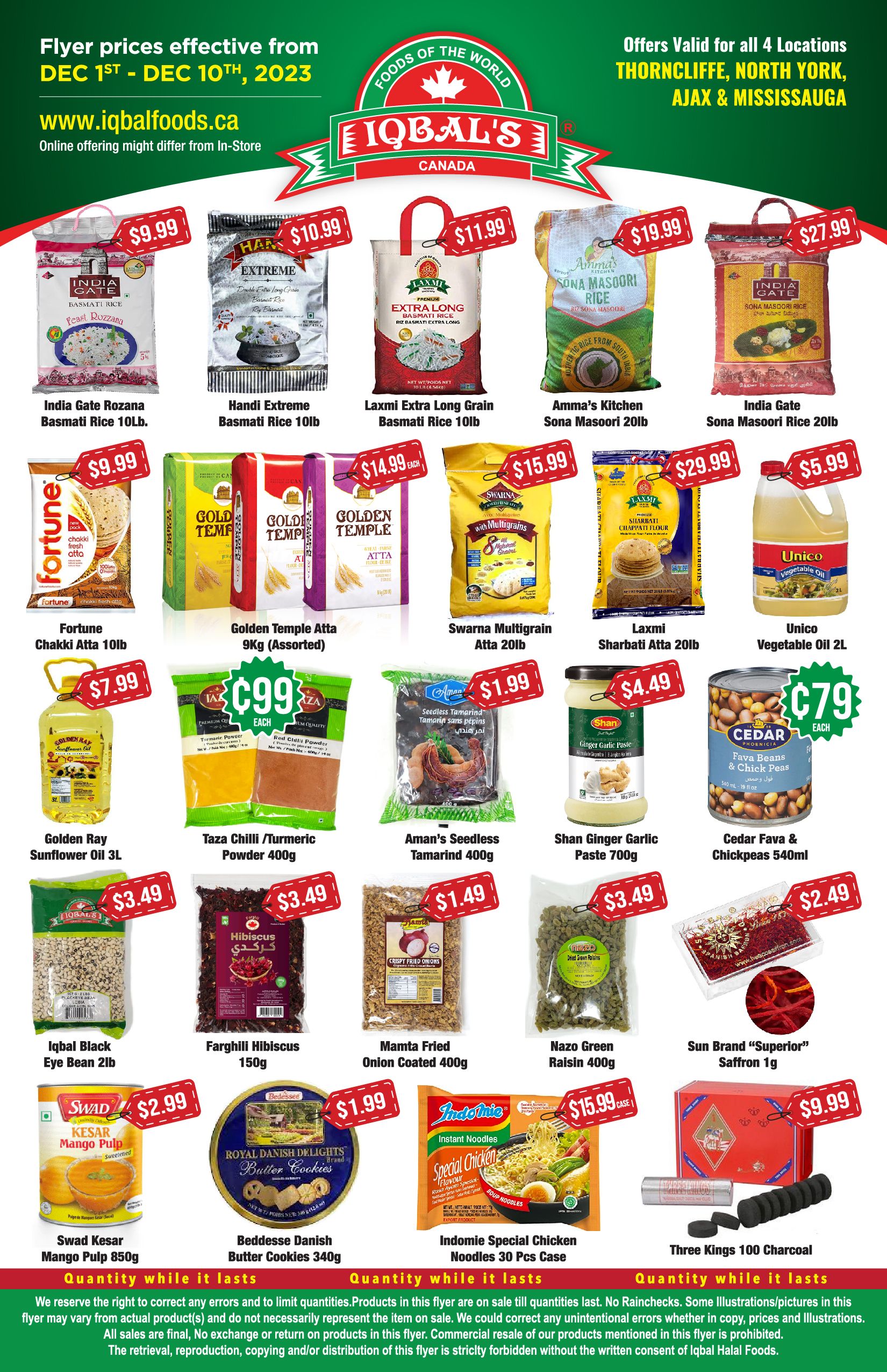 Iqbal Foods Flyer December 1 to 10