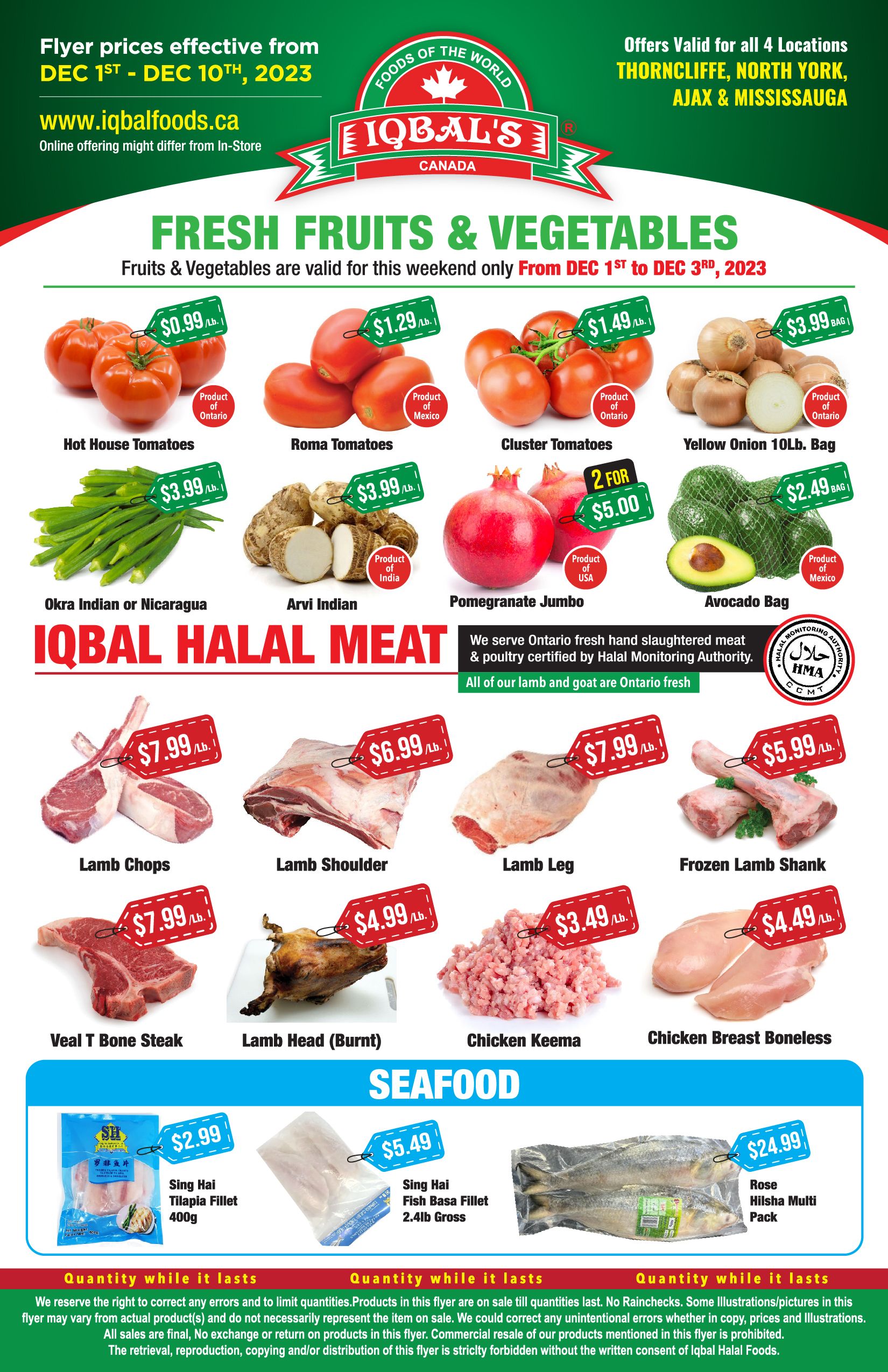 Iqbal Foods Flyer December 1 to 10