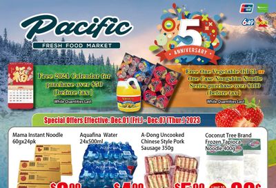 Pacific Fresh Food Market (North York) Flyer December 1 to 7