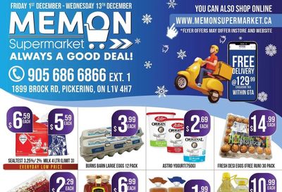 Memon Supermarket Flyer December 1 to 13