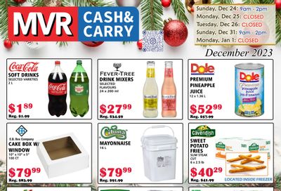 MVR Cash and Carry Flyer December 1 to 31