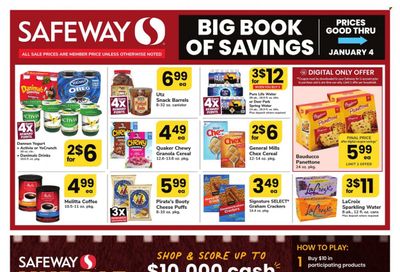 Safeway (DC) Weekly Ad Flyer Specials December 1 to January 4, 2024