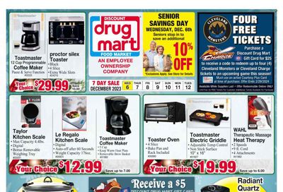 Discount Drug Mart (OH) Weekly Ad Flyer Specials December 6 to December 12, 2023