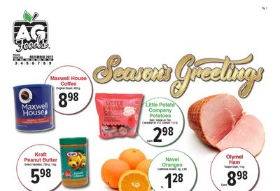 AG Foods Flyer December 3 to 9