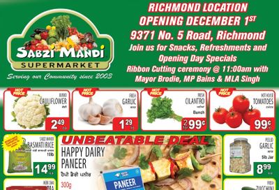 Sabzi Mandi Supermarket Flyer December 1 to 6