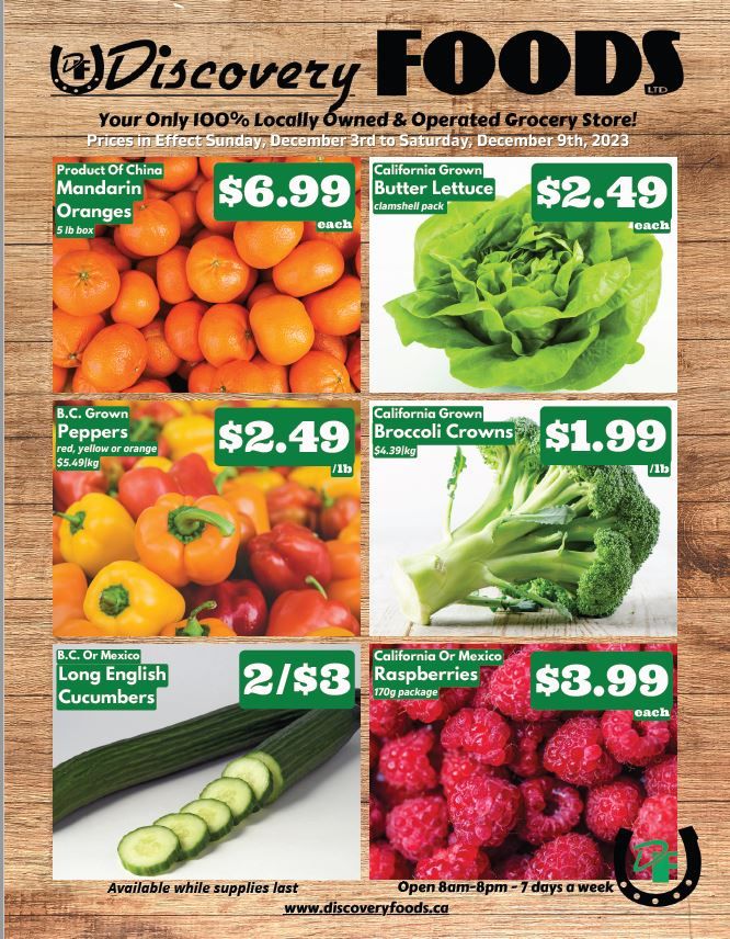 Discovery Foods Flyer December 3 to 9