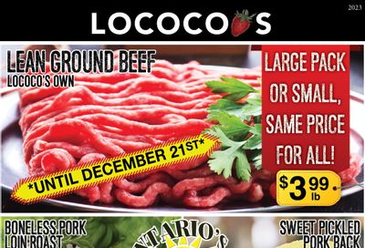 Lococo's Flyer December 4 to 7
