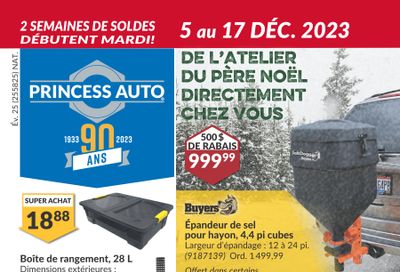 Princess Auto Flyer December 5 to 17