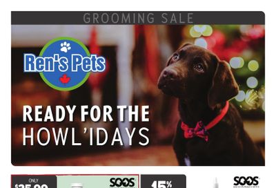 Ren's Pets Grooming Sale Flyer December 4 to 24