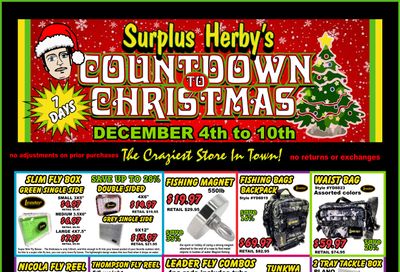 Surplus Herby's Flyer December 4 to 10
