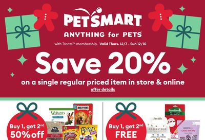 PetSmart Flyer December 7 to 10