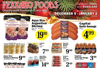 Ferraro Foods Flyer December 5 to January 2