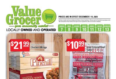 Value Grocer Flyer December 7 to 13
