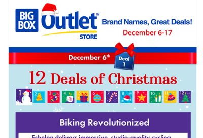Big Box Outlet Store Flyer December 6 to 17