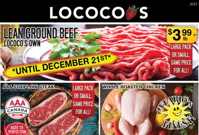 Lococo's Flyer December 6 to 10