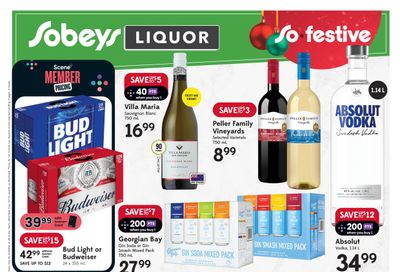 Sobeys (SK) Liquor Flyer December 7 to 13